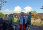 Kodim Klungkung dan Warga Desa Manduang Bersinergi Bangun Jembatan